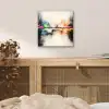 Abstract - Kleurexplosie - Landschap aluminium wit klein -sfeer3