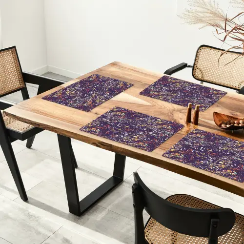 Spat - Abstract - Stippen Placemat vinyl groot 368 -zzsfeer4_Kitchenyeah-website