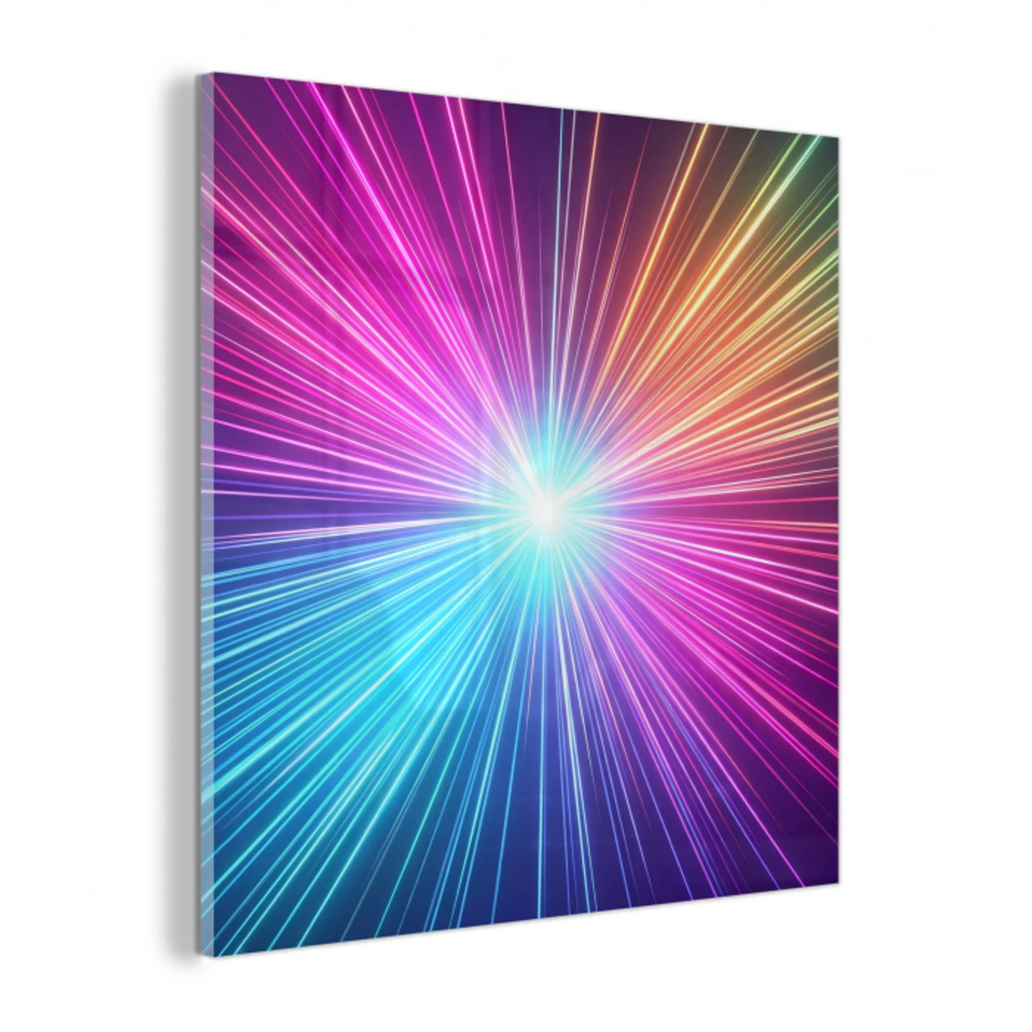 Abstract - Light - Burst - Modern - Colorful plexiglas 5mm klein -z3d