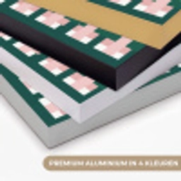 Vlechtpatroon - Groen - Roze - Grafisch Textielframe zwart klein 947 -USP_kleurenNL