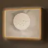 Vogel - Beige - Japandi Light Box met batterij (Wandlamp) middel -z3d_website