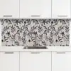 Planten - Japan - Patronen keuken achterwand 2 middel 871 -3d