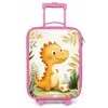 Dino - Voetbal - Oranje Kinderkoffer - Roze klein -zz3dotto