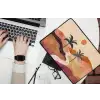 Heuvels - Palmbomen - Abstract laptophoes neopreen klein -bureau