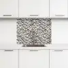Zomer - Lichte - Kiezels keuken achterwand 2 middel 865 -3d