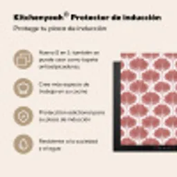 Waaier - Motief - Terra Inductie beschermer vinyl 3mm middel 274 -zzzzzzusp-haakje_ES