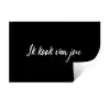 Quotes - Spreuken - Ik kook van jou - Liefde - Partner Muursticker klein -3d