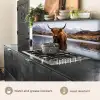 Schotse hooglander - Bruin - Water keuken achterwand 2 middel -usp_EN