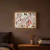 Bladeren - IJs - Winter - Natuur Light Box met batterij (Wandlamp) middel -sfeer4