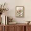 Bloemen - Wit - Natuur Light Box met kabel (Tafellamp) klein -sfeer2