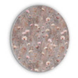Bloemen - Wild - Pastel Akoestische PET Vilt - Rond klein 838 -3d