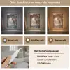 Doorkijk - Rozen - Vintage - Poort Light Box met kabel (Tafellamp) klein -USP_lichtkleurNL