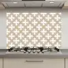 Patroon - Symmetrisch - Beige keuken achterwand spatscherm klein 900 -3d_website