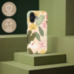 Patroon - Bloemen - Kleurrijk Toughcase MagSafe Apple iPhone 17 klein -USP_PrintM_DE