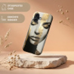 Ogen - Gezicht - Goud - Strepen Toughcase MagSafe Apple iPhone 17 klein -USP_RandenV_DE