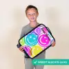 Kleurrijke glimlachexplosie Kinderkoffer - Zwart klein -sfeer4_NL