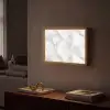 Wit - Marmer - Bruin Light Box met batterij (Wandlamp) middel 907 -sfeer1