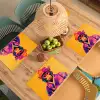 Aap - Kimono - Bloemen - Hoofdtooi Placemat vinyl groot -zzsfeer5_Kitchenyeah-website