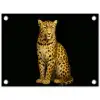 Panter - Realistisch - Bruin tuinposter los doek klein -3d
