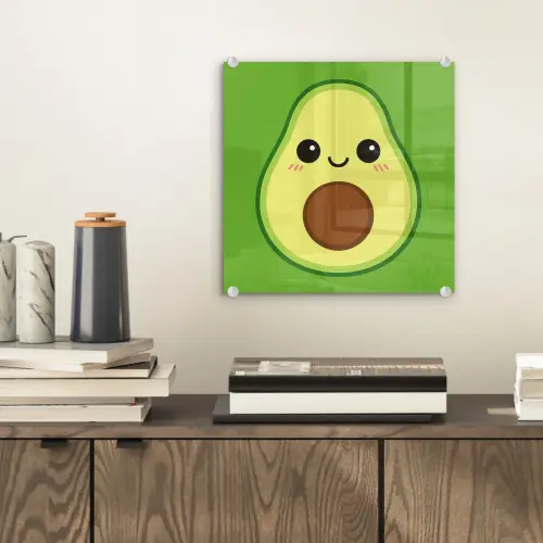 Avocado - Groen - Speels plexiglas 5mm klein -sfeer1