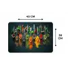 Kruiden - Lepels - Kleurrijk Placemat vinyl groot -specs