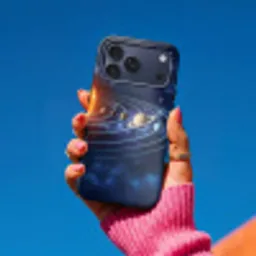 Ruimte - Zonnestelsel - Blauw Toughcase MagSafe Apple iPhone 17 Pro Max klein -Sfeer1V