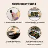 Vrouw - Panterprint - Jungle - Natuur - Luxe Inductie beschemer met haakjes klein -ky-gebruik-nl