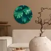 Monstera - Bladeren - Planten - Jungle - Natuur Wandcirkel kunststof plaat 5mm dik klein -sfeer1
