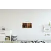 Hout - Rustiek - Donkere Planken textielposter latten blank klein -kinderkamer