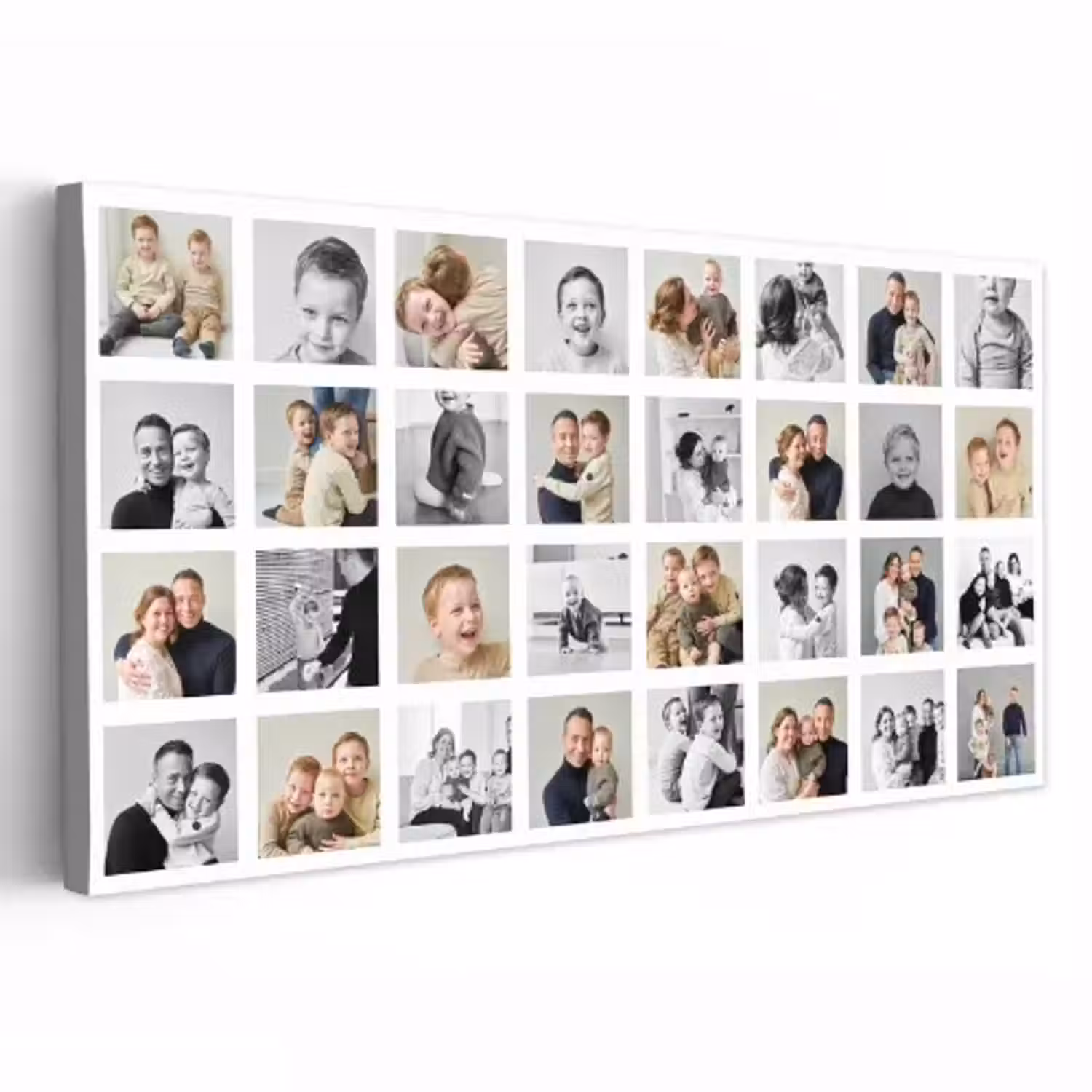 Canvas collage - Liggend - 32 foto's