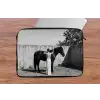 Vrouw - Paard - Artistiek laptophoes neopreen klein -tafel