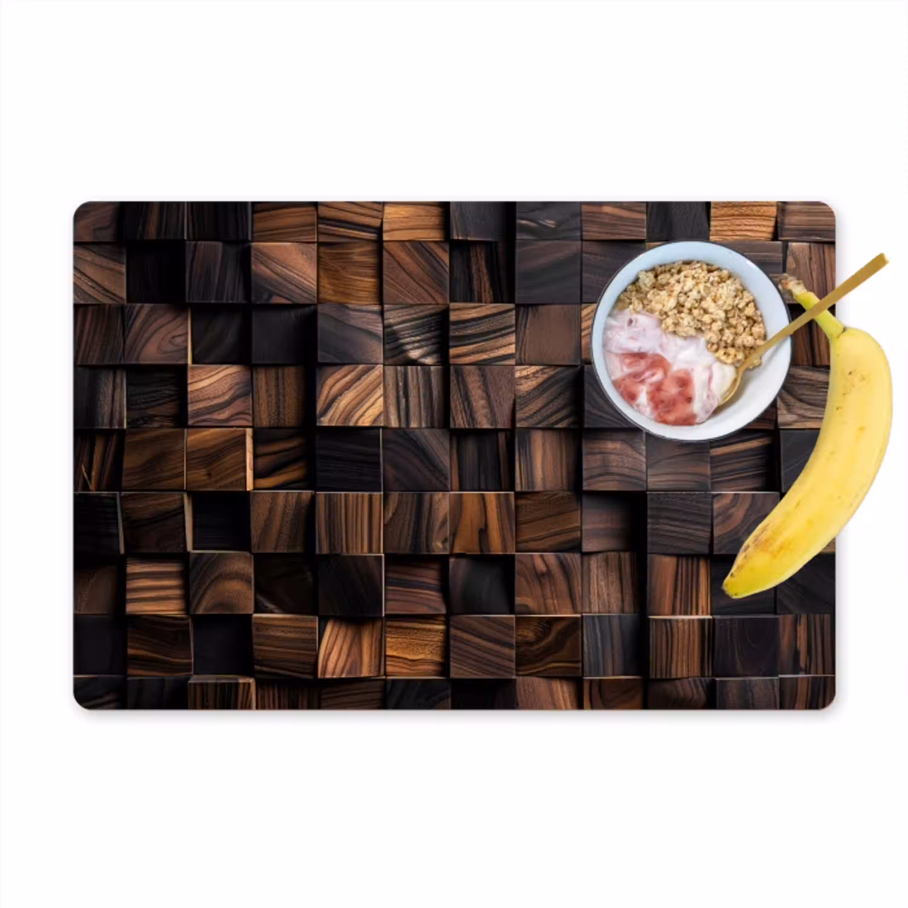 Mozaïek van Houttexturen Placemat vinyl groot -zzzproduct_Kitchenyeah-website