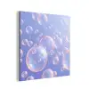 Pastel - Bubbels - Dromerig aluminium wit klein -3d
