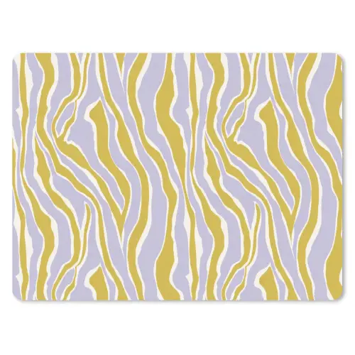 Zebra - Modern - Meerkleurig muismat rubber klein 262 -3d