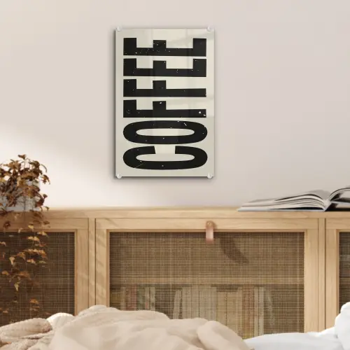 Japandi - Koffie - Decoratie - Vintage plexiglas 5mm klein -sfeer4