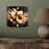 Bloemen - Goud - Graffiti - Zwart - Abstract plexiglas 5mm klein -sfeer3