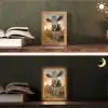 Koe - Weiland - Dieren portret - Natuur - Koeien Light Box met kabel (Tafellamp) klein -sfeer3