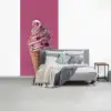 Softijs - Edelstenen - Roze - Hoorntje fotobehang vinyl groot -slaapkamer