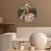 Mona - Klassiek - Roze Akoestische PET Vilt - Rond klein -sfeer1