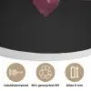 Vlinder - Roze - Nachtvlinder Akoestische PET Vilt - Rond klein -closeup_NL