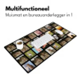 Fotocollage - 32 afbeelding Muismat XXL klein -sfeer4