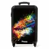 Kleurrijke voetbal schoen NBS - Handbagage koffer - Kinderen Unisex middel -productfoto_recht
