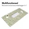 Grafisch - Patroon - Groen Muismat XXL klein 681 -sfeer4