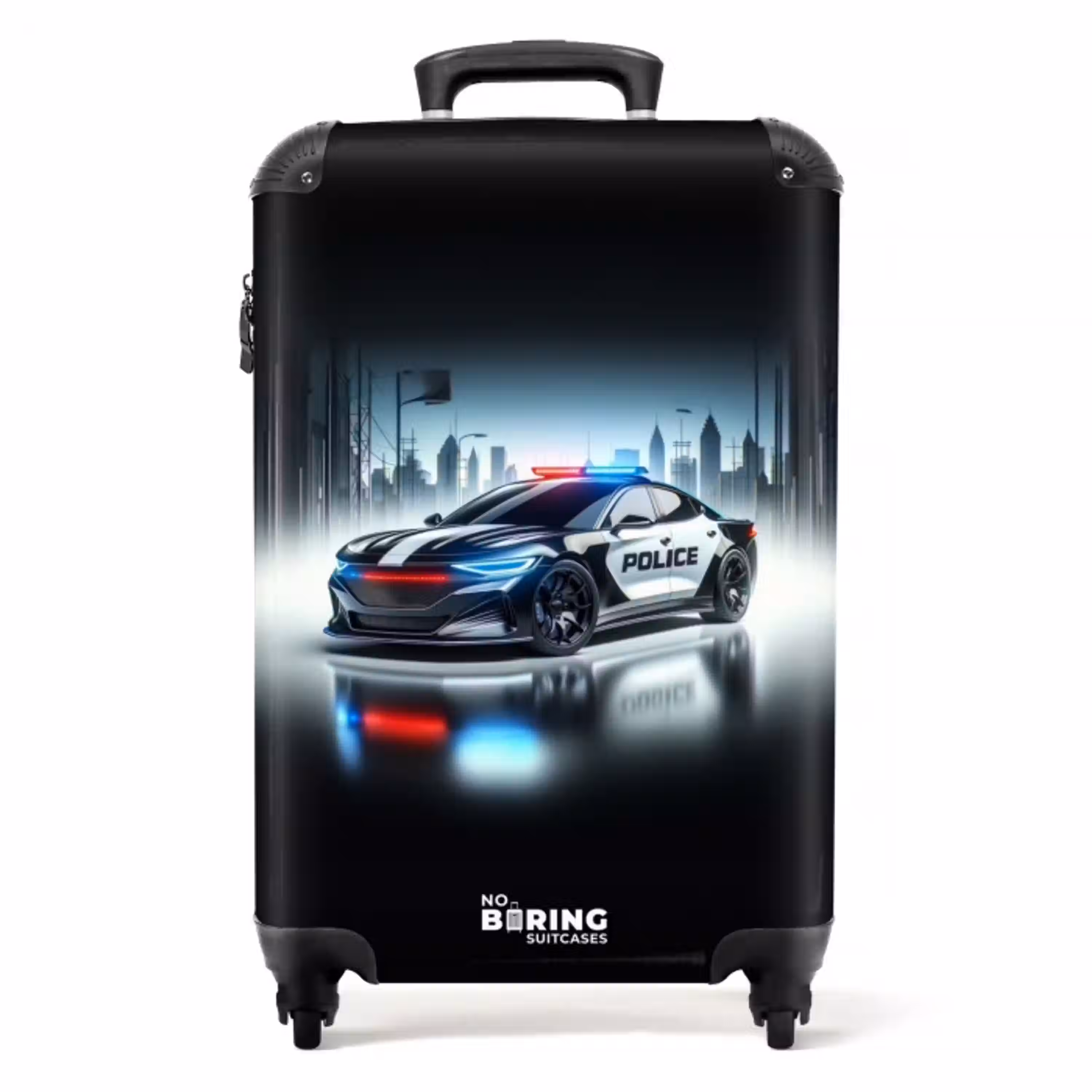 Politie powercar NBS - Handbagage koffer - Unisex middel -productfoto_recht