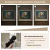 Hond - Puppy - Bloemen - Natuur - Golden retriever Light Box met batterij (Wandlamp kind) middel -USP_dimbaarNL