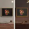 Boeket - Bloemen - Exotisch Light Box met batterij (Wandlamp) middel -sfeer3