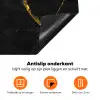 Marmer - Goud - Zwart - Marmerlook - Glitter Inductie beschermer vinyl 3mm klein -zzzzzzz-td-onderkant