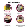Fruit - Watermeloen - Geel Inductie beschermer vinyl 3mm middel -zzzzzzz-hd-werking