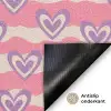 Golven - Patroon - Hartjes - Retro Deurmat klein 898 -antislip_NL