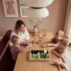 Asperges - Groen - Zwart Dienblad Rechthoek middel -sfeer4